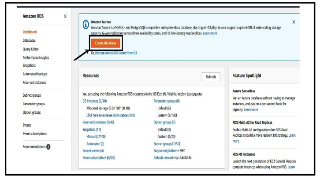 Creating Database