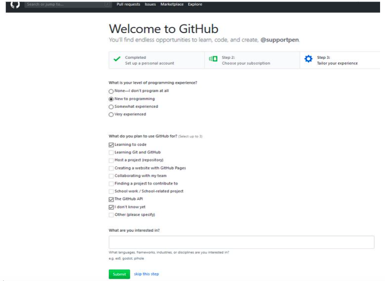 Github Login