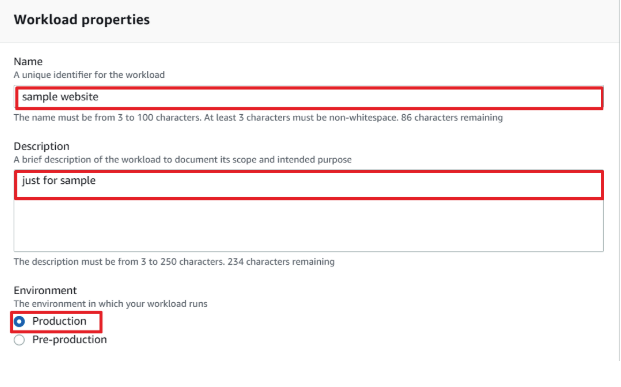 workload properties