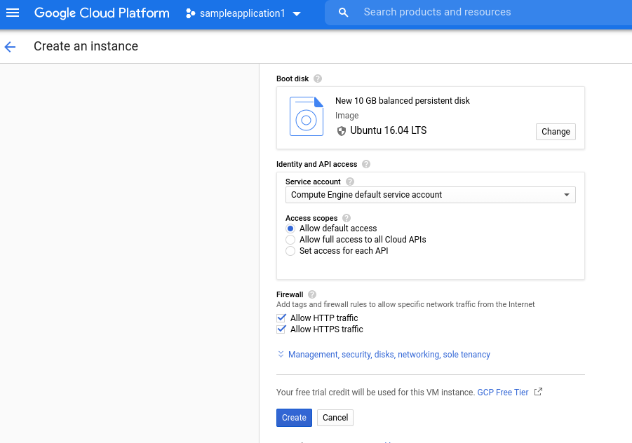 Enabling Firewall-GCE