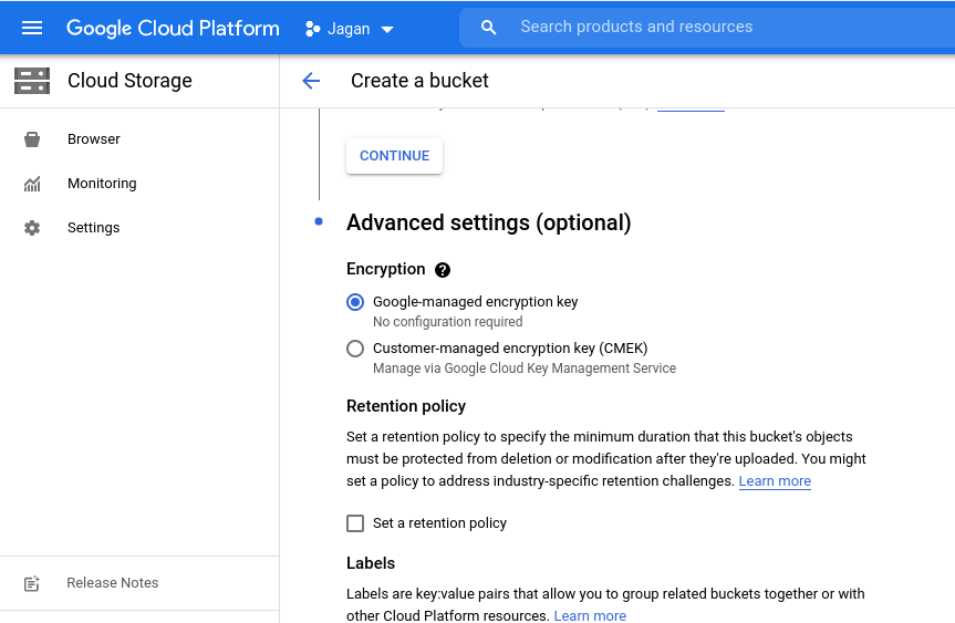 Encryption in Cloud Storage