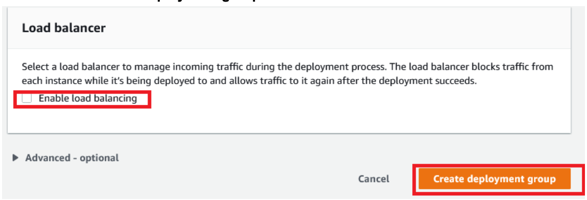 AWS Load balancer setup