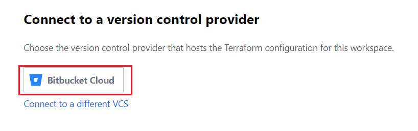Terraform Cloud Connect VCS