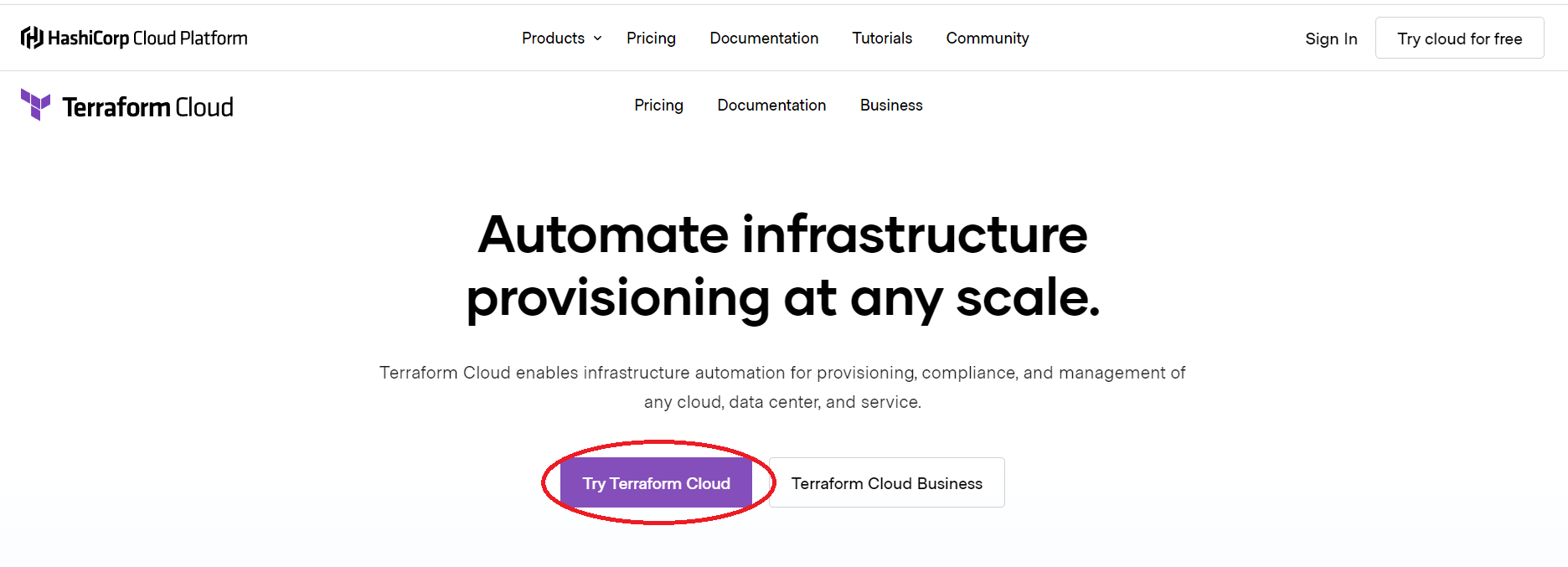 Terraform Cloud Example