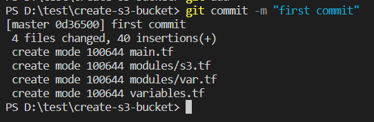 Terraform Cloud Git Commit