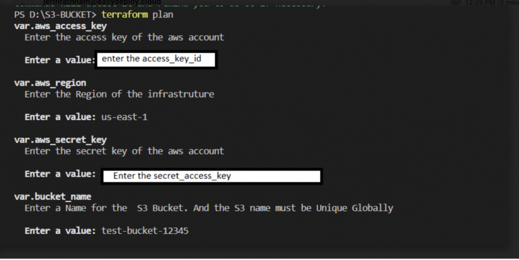 Terraform Plan 1