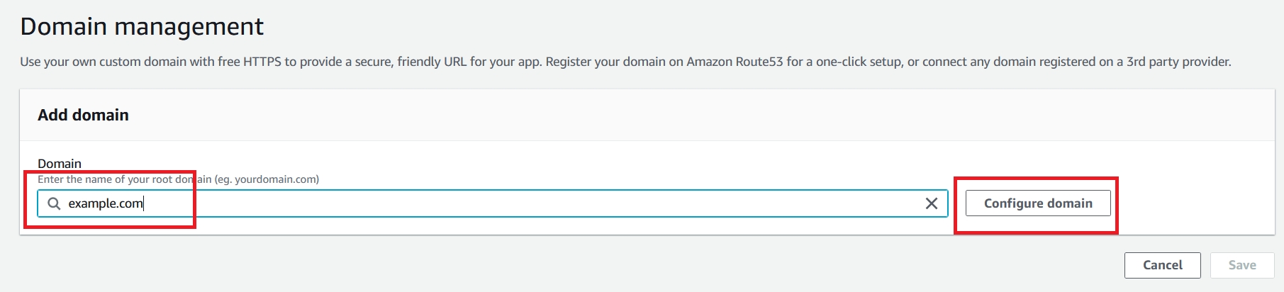 AWS Amplify Custom Domain