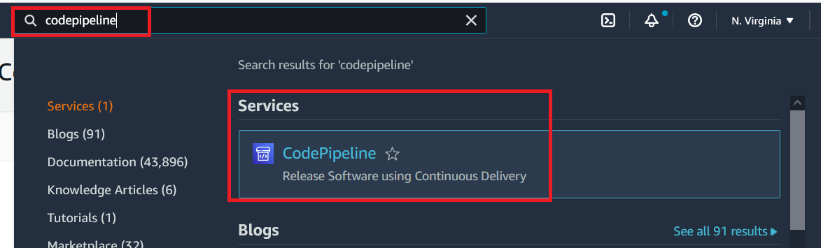 Terraform S3 Static Webhosting codepipeline console