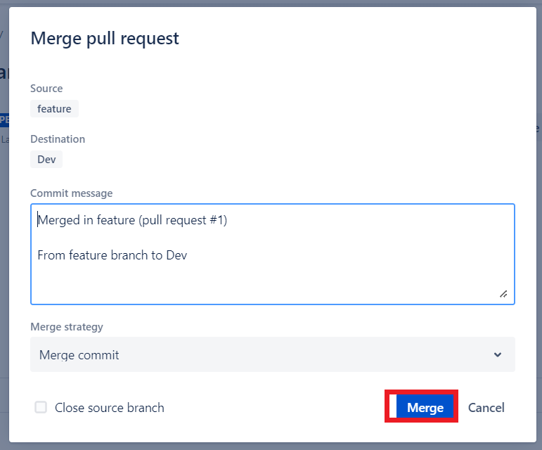 Terraform Workspaces Dev Merge Pull Request confirm