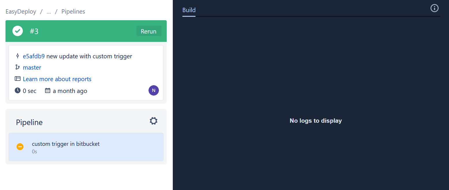 Bitbucket pipeline trigger only when changes made in a particular folder