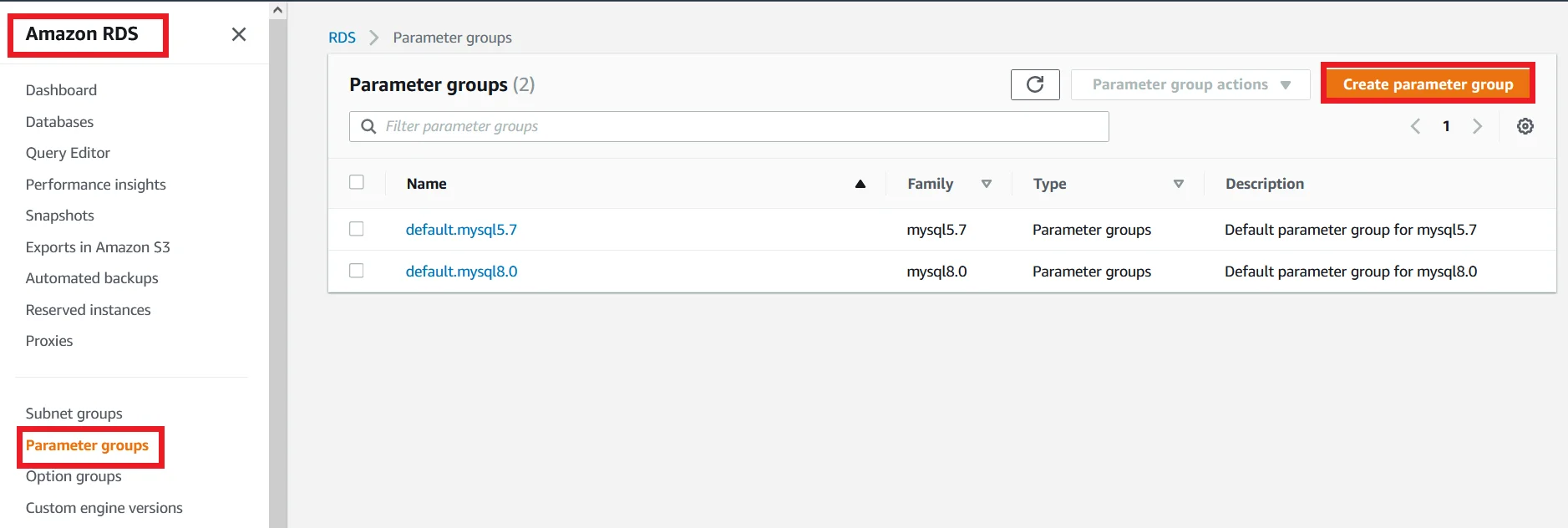 Upgrade MySQL 5.7 RDS DB Instance to Latest Version with Zero Downtime create Pg