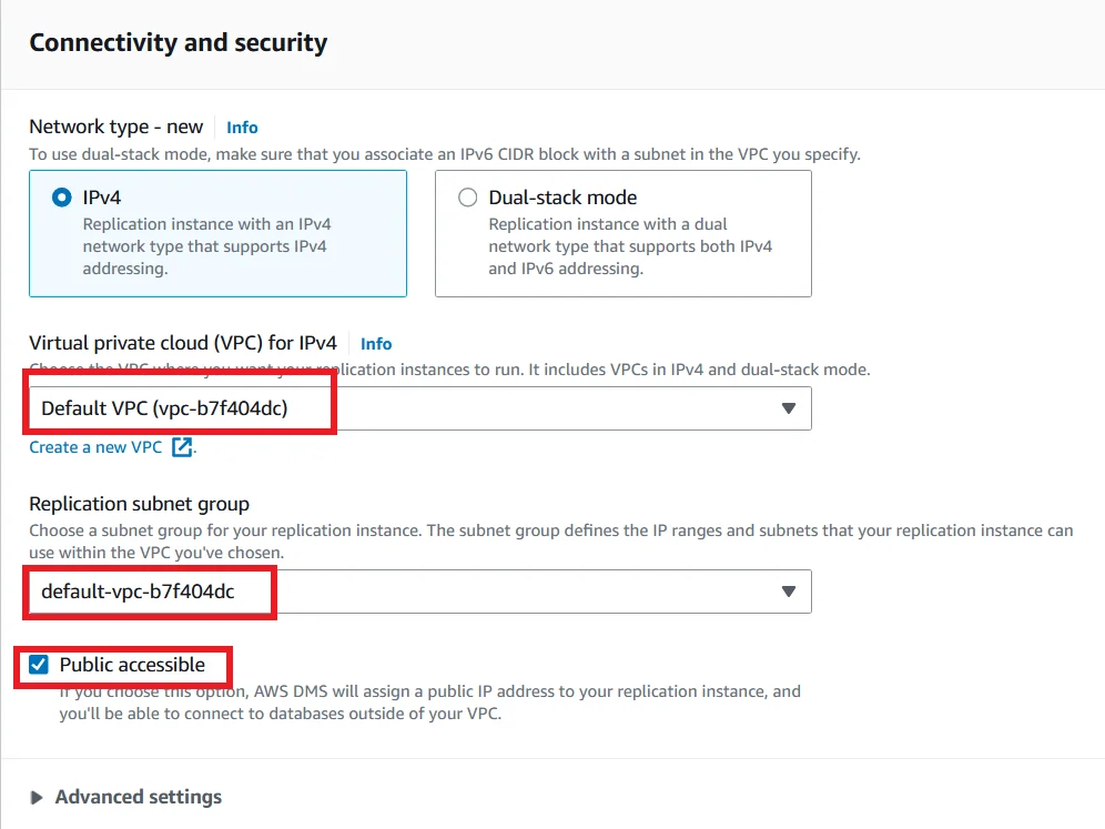 Upgrade MySQL 5.7 RDS DB Instance to Latest Version with Zero Downtime Create Replication Instance Connectivity & Security