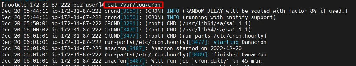 setup Memory(RAM) and diskspace monitor for EC2 instance in AWS CloudWatch cron command