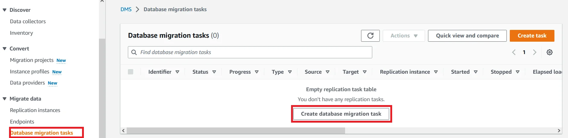 Upgrade MySQL 5.7 RDS DB Instance to Latest Version with Zero Downtime Database Migration Task