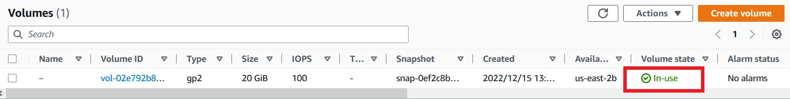 Increase Ebs Volume With Ec2 Modified state Volume Size