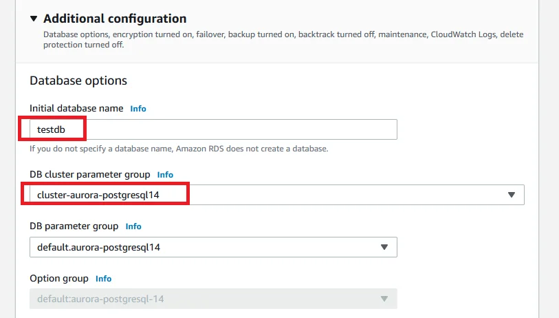 Upgrade Aurora PostgreSQL latest version with 0 Downtime using DMS Parameter Group Target Database