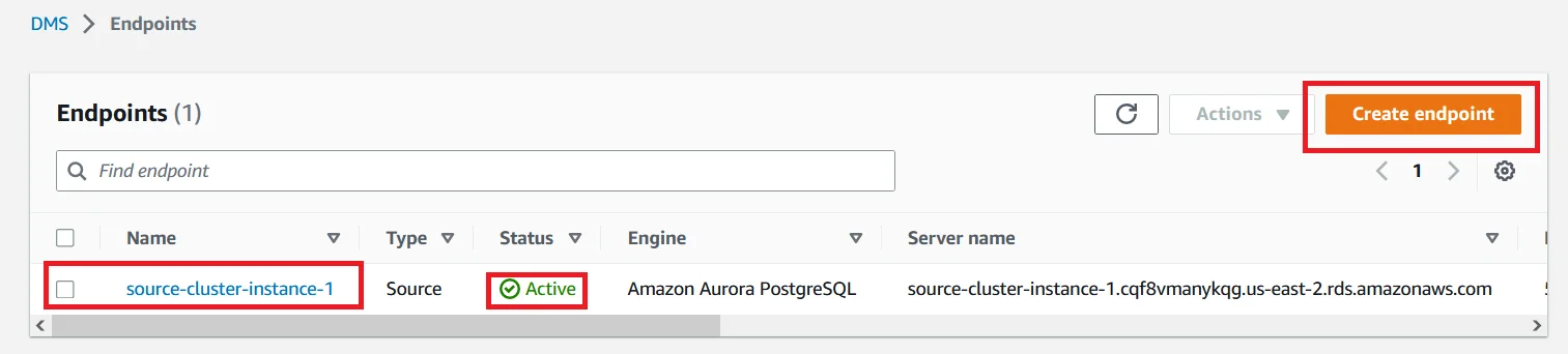 Upgrade Aurora PostgreSQL latest version with 0 Downtime using DMS Source Endpoint Created