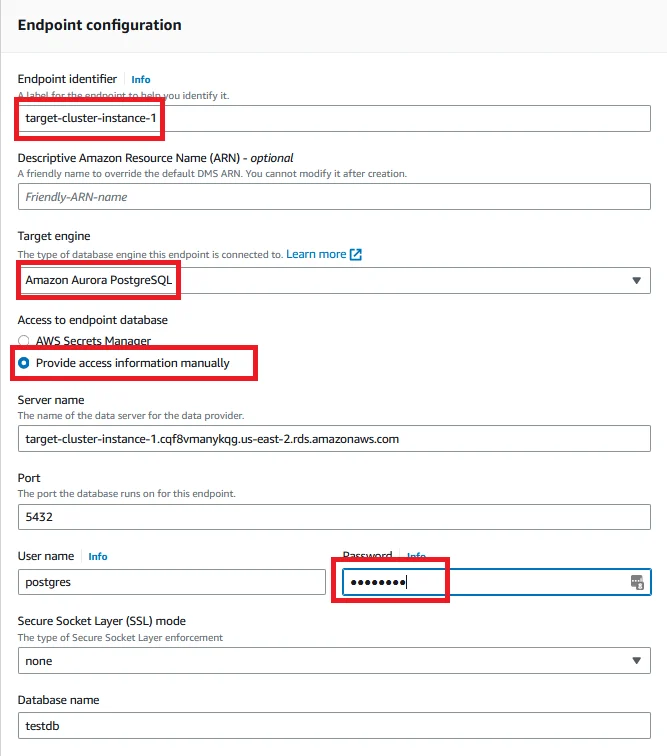 Upgrade Aurora PostgreSQL latest version with 0 Downtime using DMS Target Endpoint Configuration