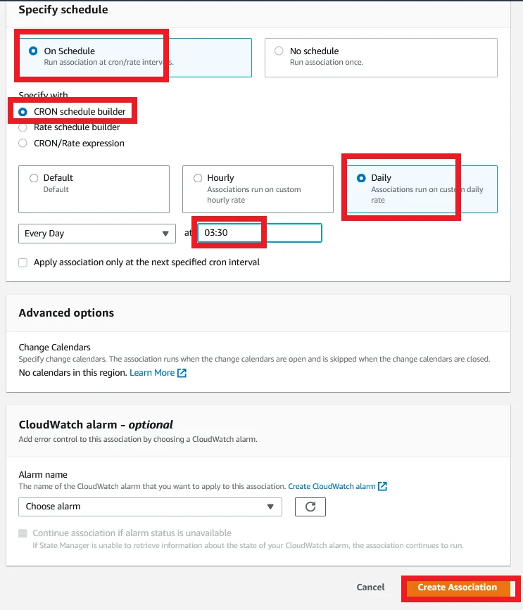 Stop and Start RDS Instance Automatically using System Manager State Manager Schedule to start