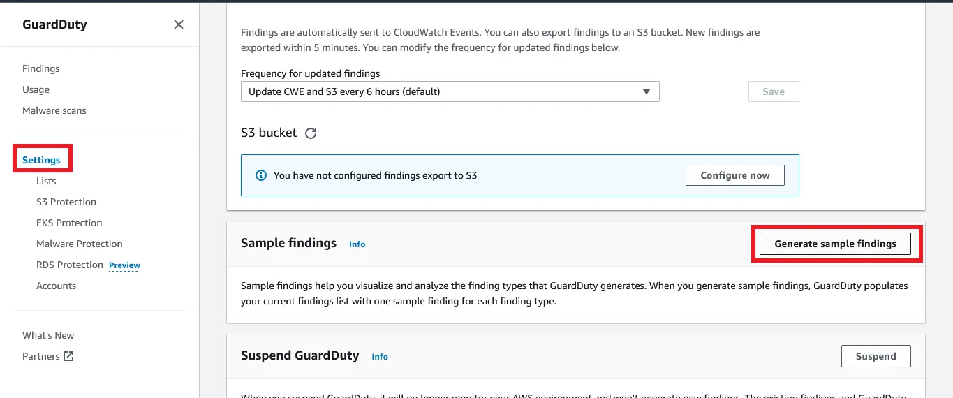 Terraform Sample Findings