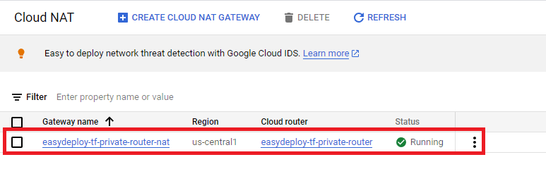 GCP Cloud Nat