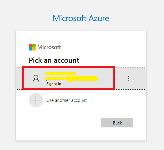 Azure authentication 