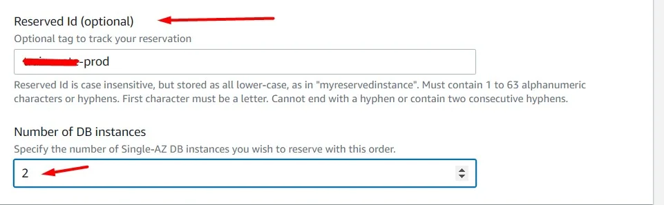 AWS Reserved instance