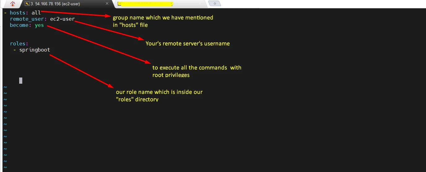 verify application.yml file content