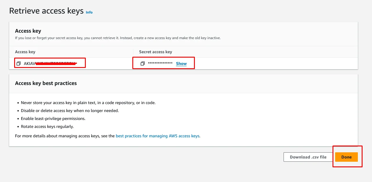 AWS Access Key