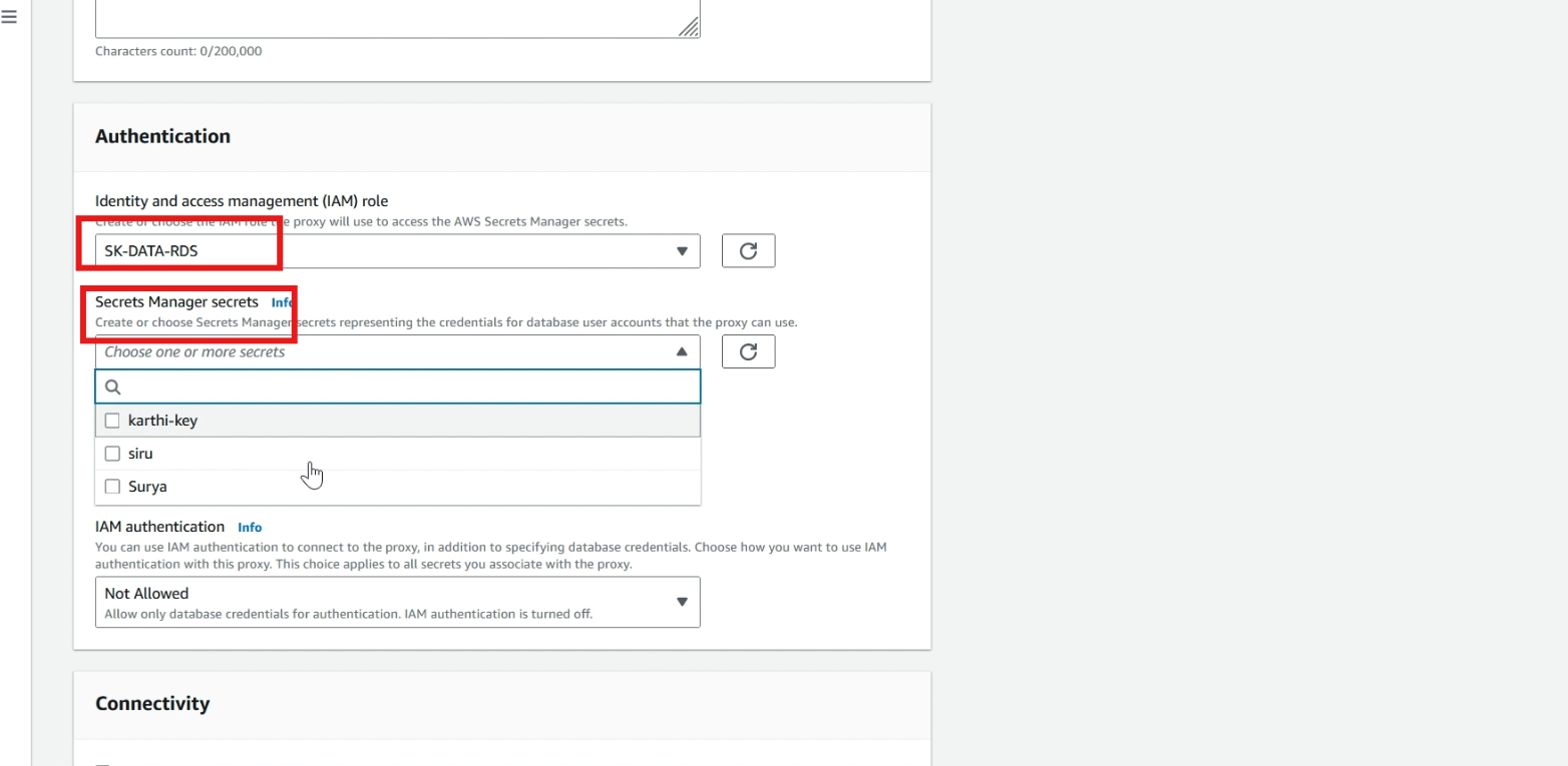 RDS proxy