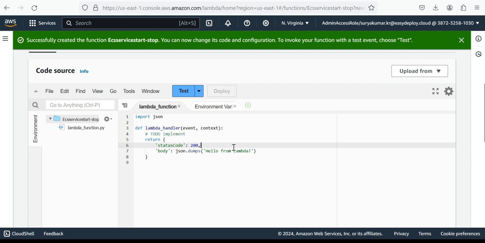 Lambda function