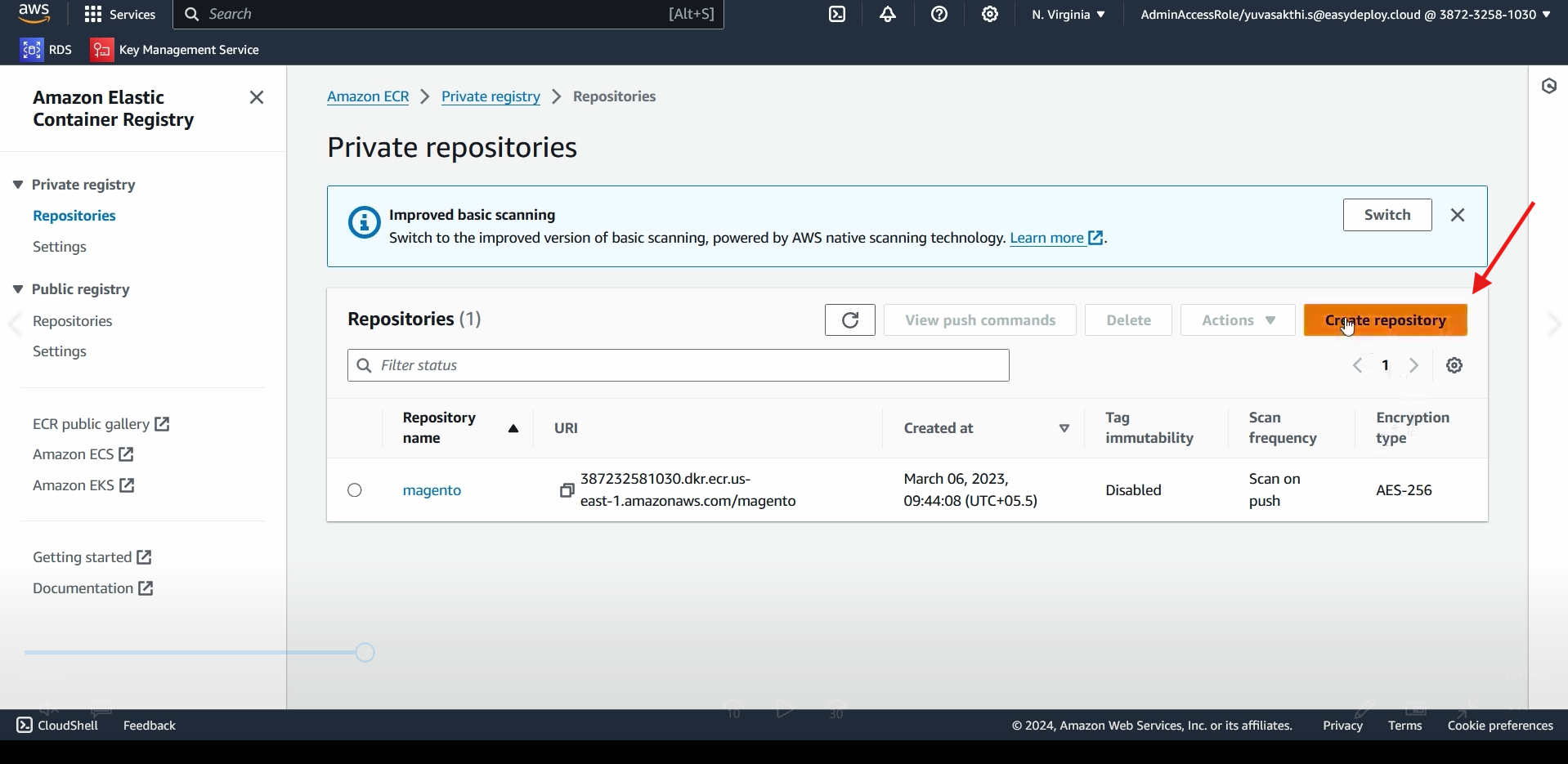 Creating Repository
