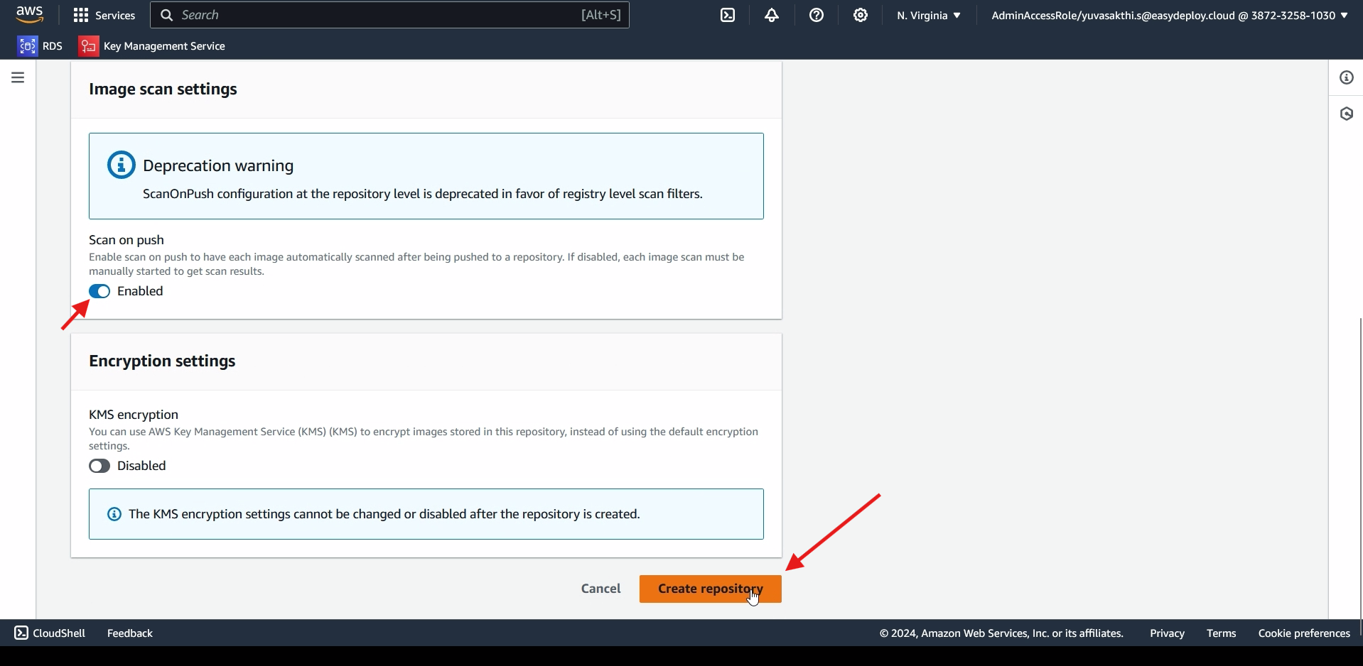Creating Repository