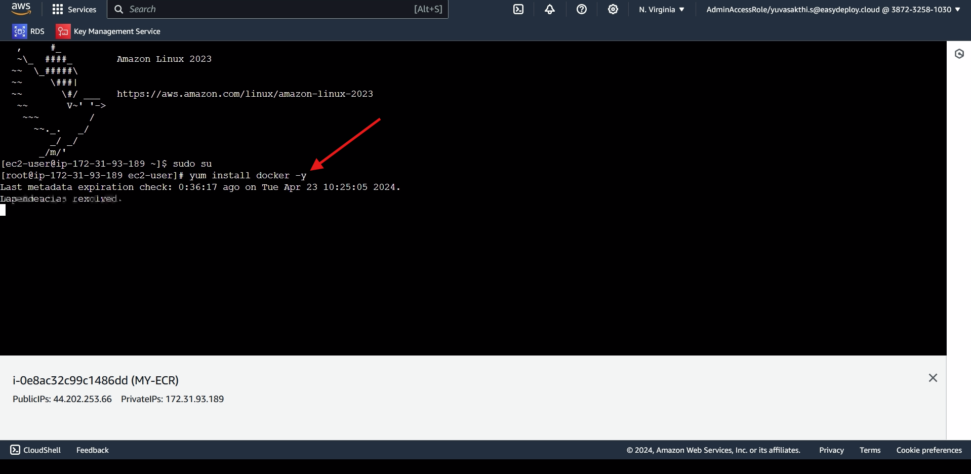 Installing docker