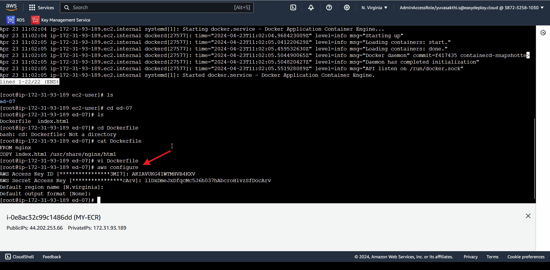 AWS Configure