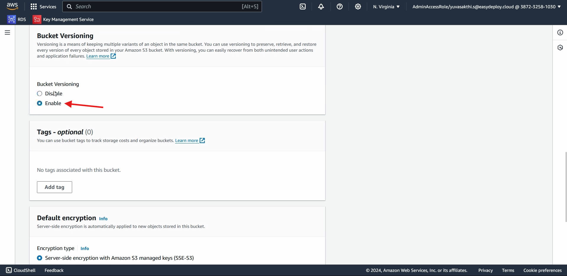 bucket versioning