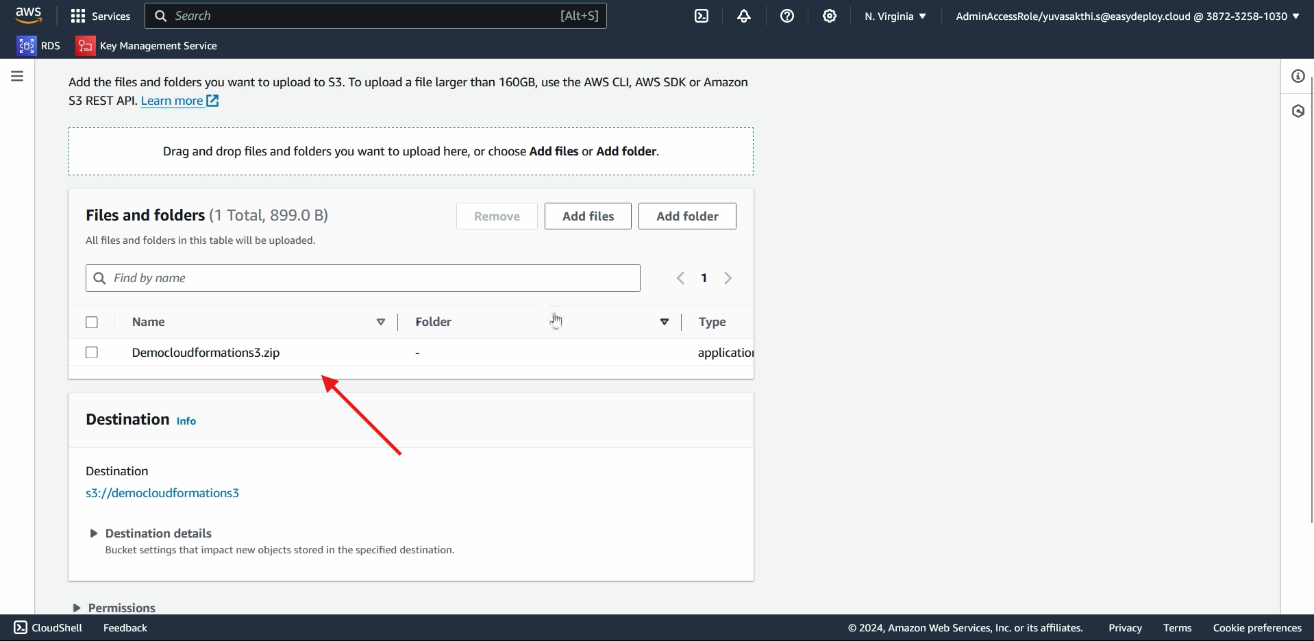 Adding file