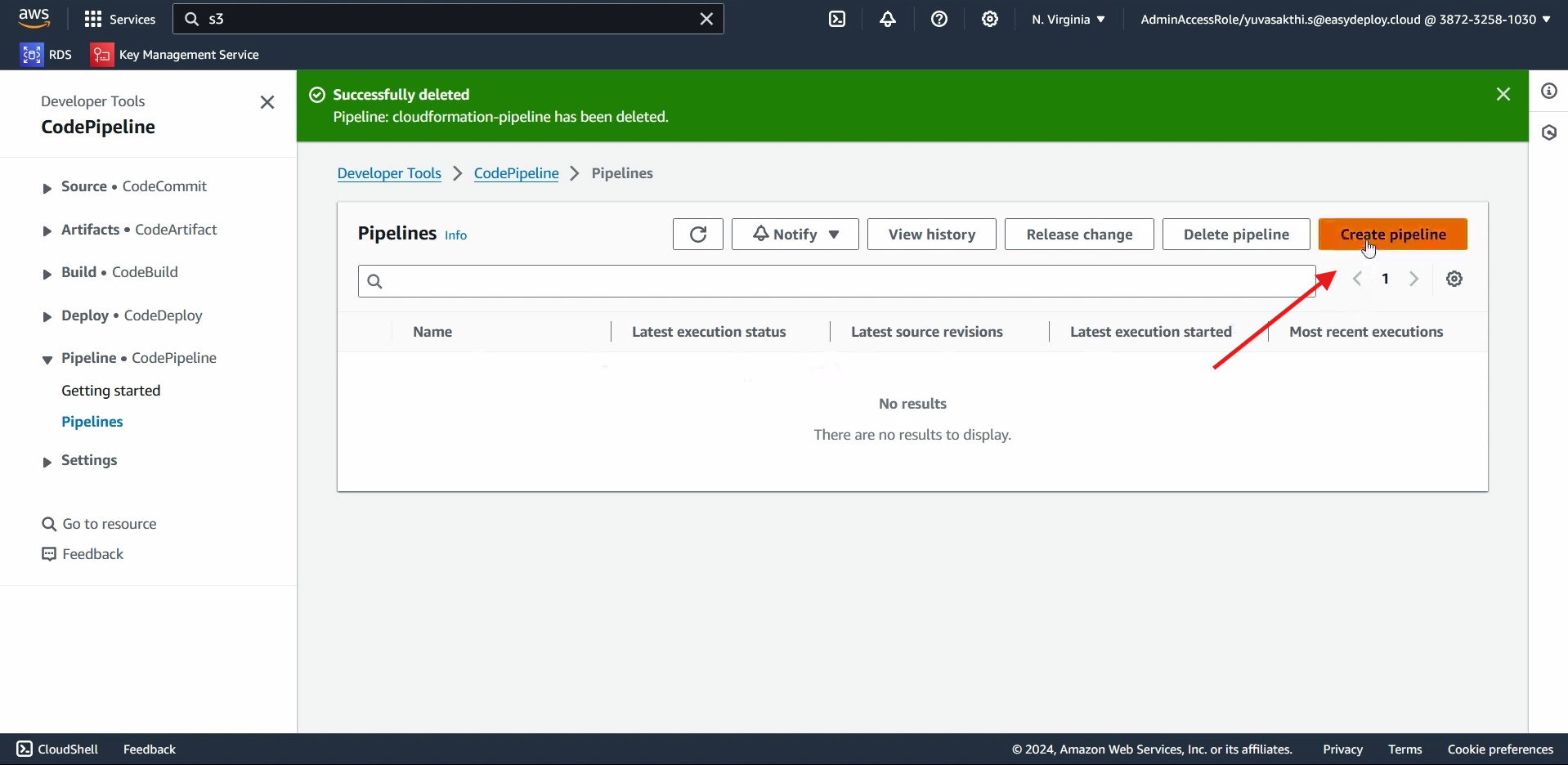 Creating pipeline
