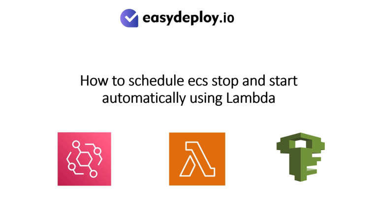 How to schedule ecs stop and start automatically using Lambda ...